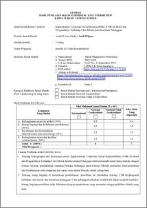 Implementasi Corporate Social Responsibility (CSR) Di Hotel Dan ...